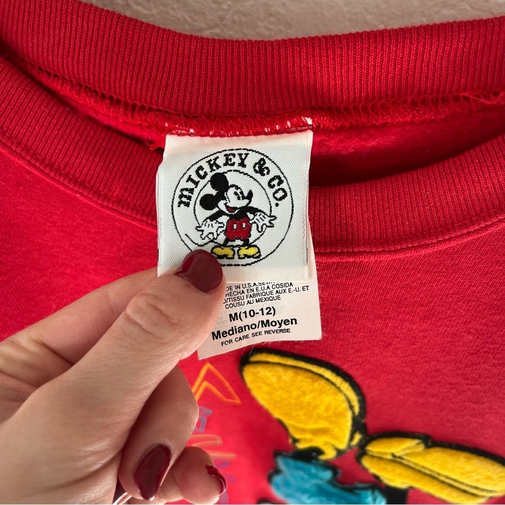 Vintage Mickey and Co. Kid's Medium Crewneck Sweatshirt. - Picture 3 of 7